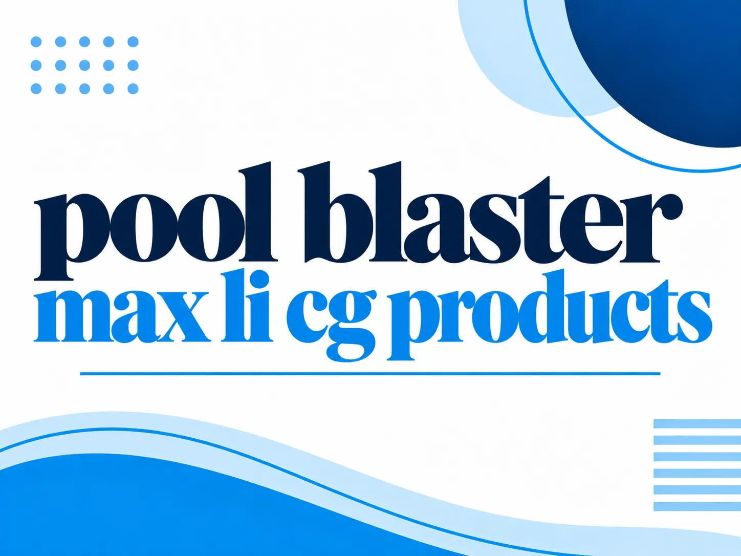 Pool Blaster Max Li Cg