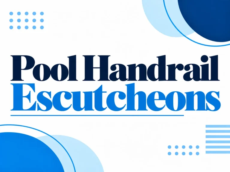 Pool Handrail Escutcheons