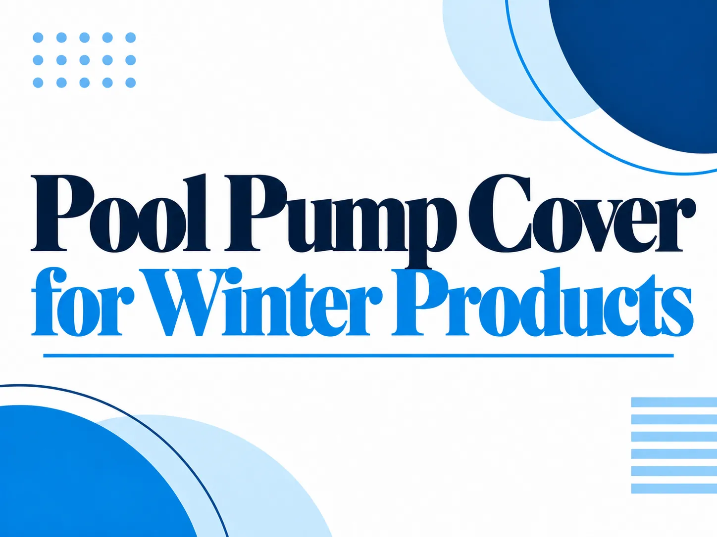 Pool Pump Cover For Winter